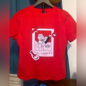 NWT!!  JEFF & HALEY— LOVERS POLAROID stretch tee
AMERICAN DAD!